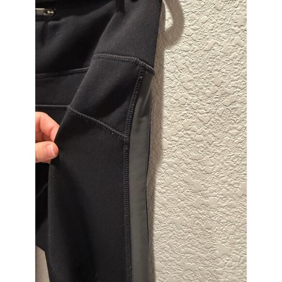 Athleta Rainier High Rise Legging with Stripe in Black S - Picture 3 of 5